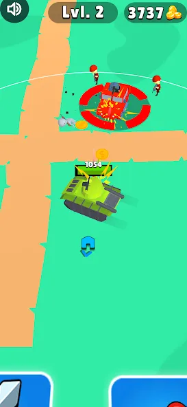 Tank Commander: Army Survival (Танк Коммандер)  [МОД Много денег] Screenshot 5