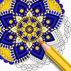Скачать взлом Mandala Coloring Book Game (Мандала Книга раскрасок Игра) [МОД Unlimited Money] на Андроид