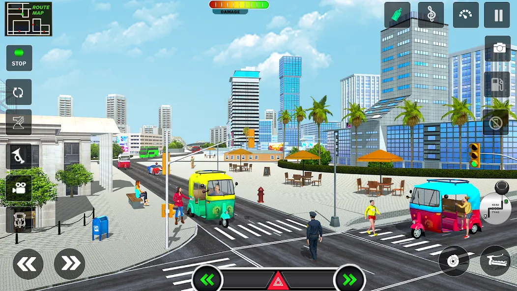 Tuk Tuk Auto Rickshaw Game 3d  [МОД Бесконечные деньги] Screenshot 4