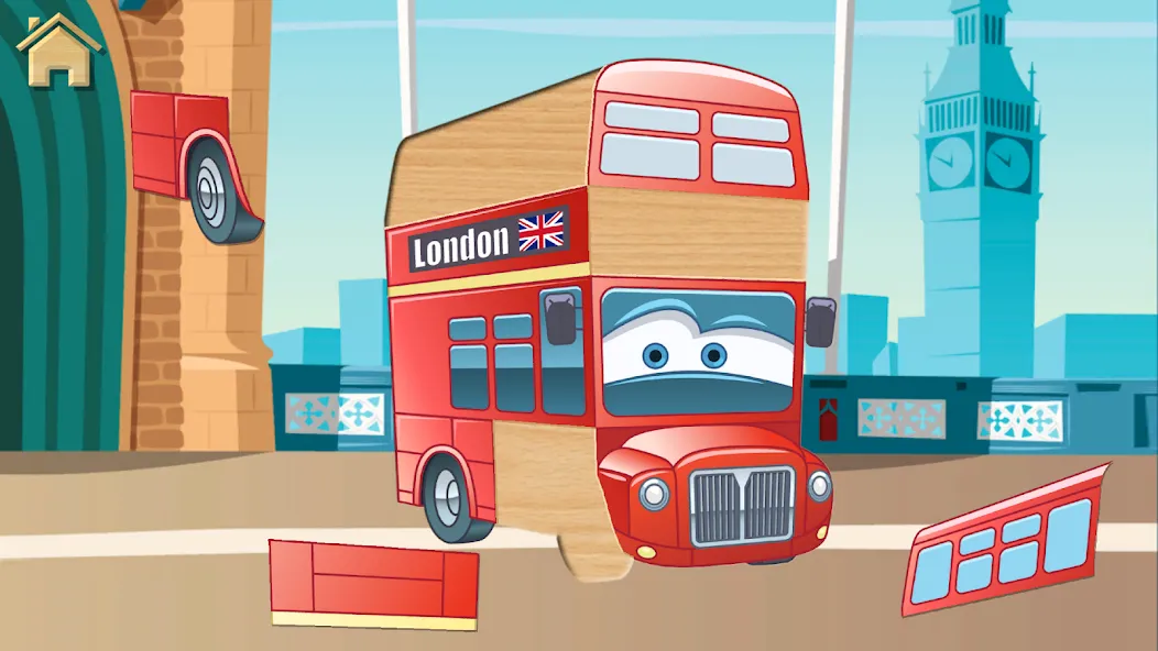 Car Puzzles for Toddlers  [МОД Бесконечные монеты] Screenshot 3