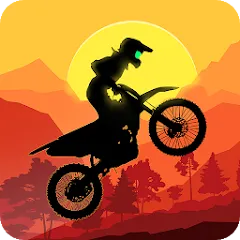 Скачать взлом Sunset Bike Racer - Motocross (Сансет Байк Рейсер)  [МОД Бесконечные деньги] на Андроид