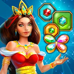 Скачать взлом Lost Jewels - Match 3 Puzzle (Лост Джуэлс)  [МОД Unlocked] на Андроид