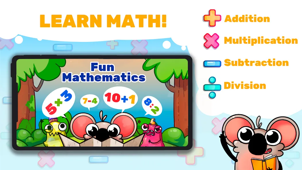 Fun Math Facts: Games for Kids  [МОД Бесконечные монеты] Screenshot 1