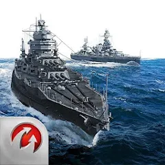 Скачать взлом World of Warships Blitz War (Ворлд оф Варшипс Блиц Вар)  [МОД Много монет] на Андроид