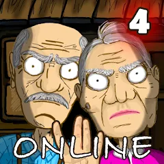 Скачать взлом Grandpa & Granny 4 Online Game [МОД Бесконечные деньги] на Андроид