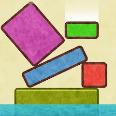 Скачать взлом Drop Stack Block Stacking Game (Дроп Стэк блочная игра с укладкой блоков)  [МОД Меню] на Андроид