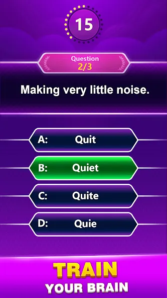 Spelling Quiz - Word Trivia (Спеллинг Квиз)  [МОД Меню] Screenshot 2