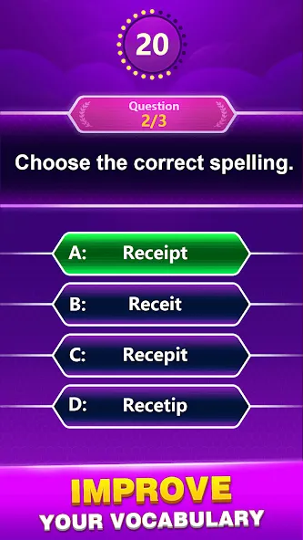 Spelling Quiz - Word Trivia (Спеллинг Квиз)  [МОД Меню] Screenshot 4