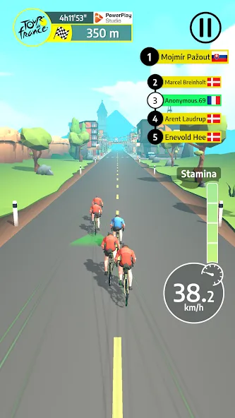 Tour de France Cycling Legends (Циклинг Легенды)  [МОД Много монет] Screenshot 1