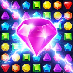 Скачать взлом Jewels Planet - Match 3 Puzzle [МОД Все открыто] на Андроид