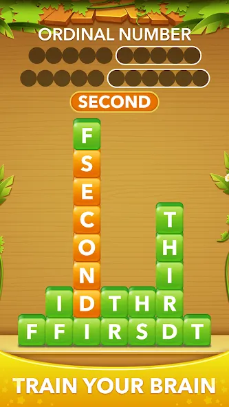Word Heaps -Connect Stack Word  [МОД Unlimited Money] Screenshot 1
