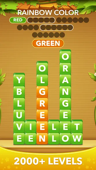 Word Heaps -Connect Stack Word  [МОД Unlimited Money] Screenshot 2