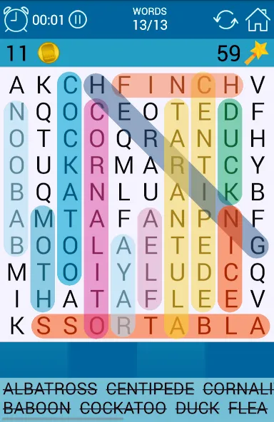 Word Search  [МОД Много монет] Screenshot 2