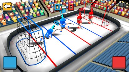 Скачать взломанную Cubic Hockey 3D (Мод все открыто) на Андроид